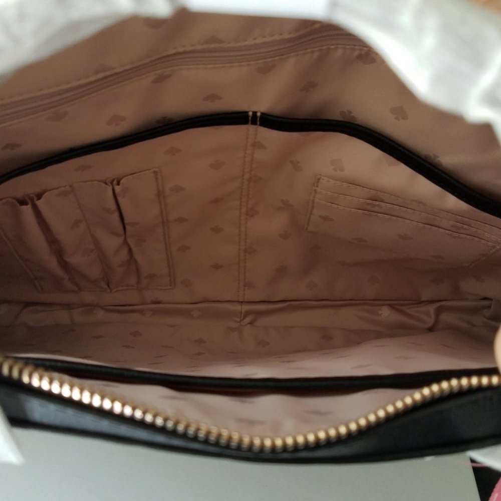 $198/$329 New!! KATE SPADE black laptop bag - Picture 7 of 16